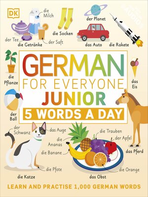 cover image of German for Everyone Junior 5 Words a Day